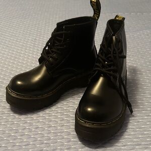 Classic Black Combat Boots